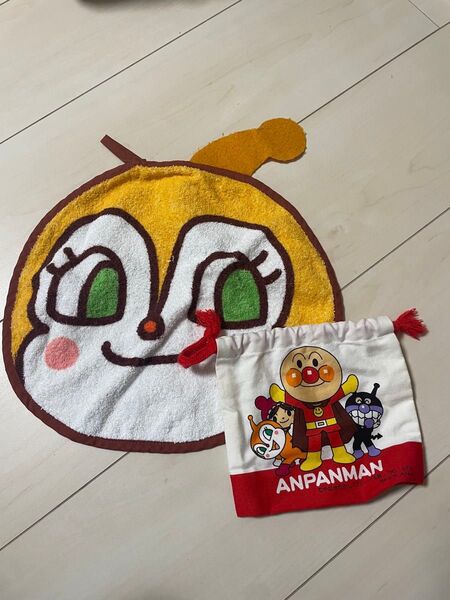 ハンドタオル ループ付きタオル 巾着袋