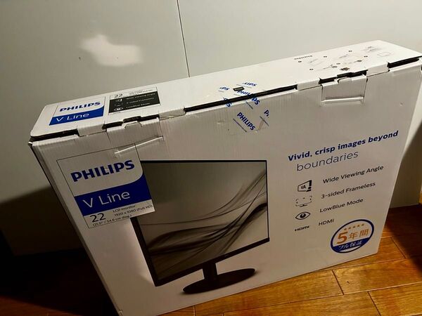 PHILIPS V Line 22インチ液晶モニター 1920x1080 Full HD