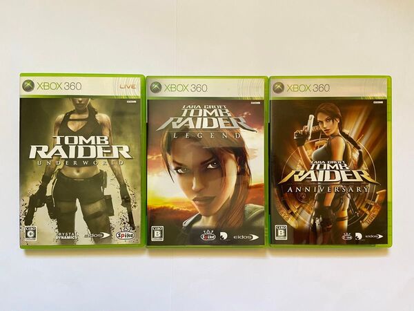 xbox360 トゥームレイダー 3本セット