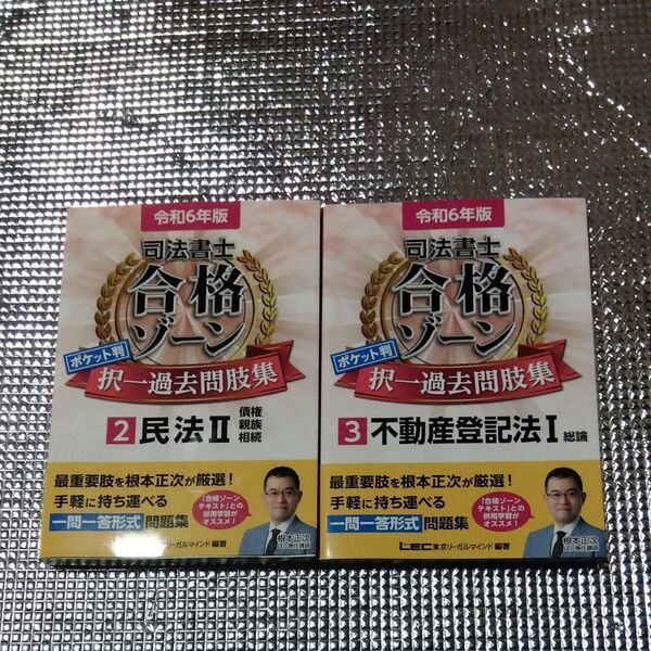 ★値引き不可★【2冊セット】司法書士合格ゾーンポケット判択一過去問肢集 令和6年版2+3