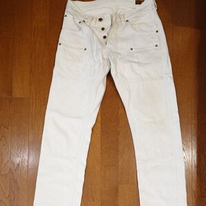 THE SPEEDWAY W-KNEE DENIM 生成り