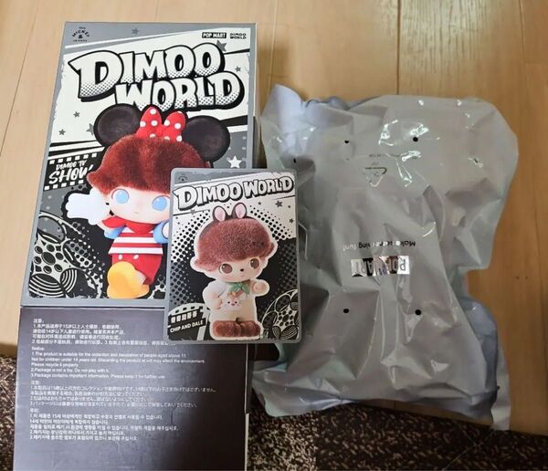 DIMOO WORLD × DISNEY ぬいぐるみキーチェーン チップ デール