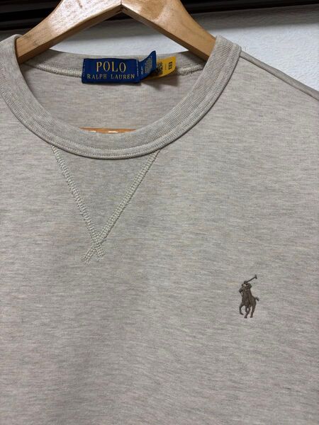 【国内品】希少サイズ 上品 Polo Ralph Lauren 半袖スウェットシャツ ポロラルフローレン 古着 90s