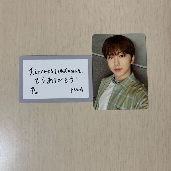 &TEAM &team andTEAM andteam エンチ FUMA fuma フウマ メッセージカード トレカ