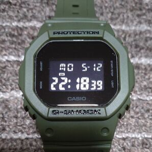 G-SHOCK DW-5600BB 黒文字盤 カーキ系 美品 値段相談OK