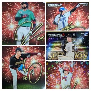 プロ野球チップス 5枚セット(サイン入カード)