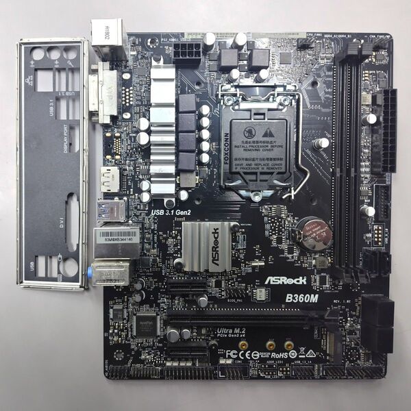 マザーボード ASRock B360M LGA1151 8/9世代