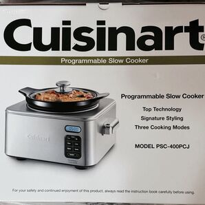 新品未使用 Cuisinart クイジナート スロークッカー PSC-400PCJ タイマー 自動保温 3L