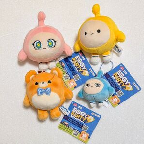 Eggy Party ぬいぐるみ 4点セット まとめ売り エギーパーティー マスコット