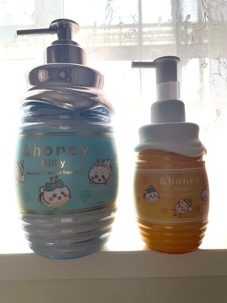 【推しクーポンカテゴリー変更可能】&honey milky &ハニー ヘアトリートメント ヘアミルク ちいかわ 2個セット