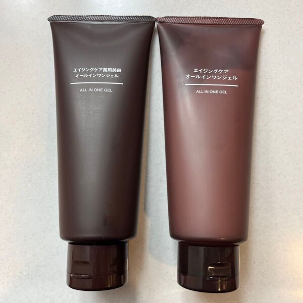 無印良品 エイジングケア オールインワンジェル 薬用美白 200g×2本セット 一度のみ使用