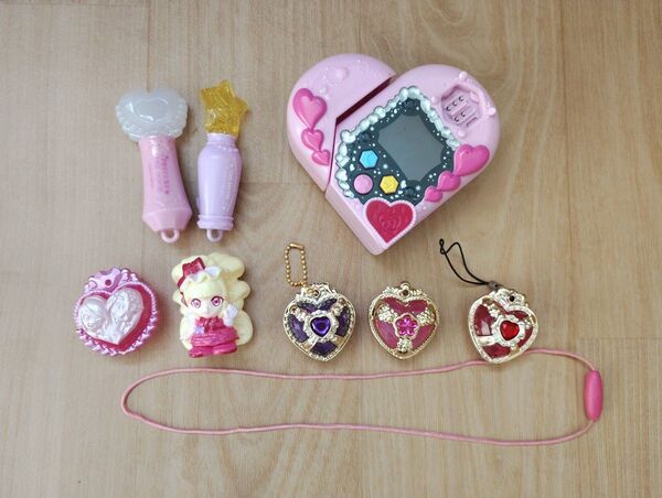 はぐっと! プリキュア 変身タッチフォン プリハートDX ミライクリスタル、ミラクルメモリーズライト、キュアマシェリ人形等