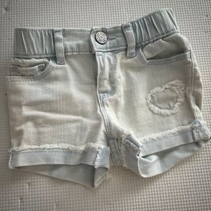 GAP DENIM ショートパンツ ハート ダメージ加工