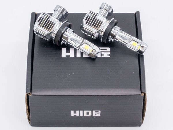 HID屋 H8 H11 H16 LED ヘッドライト Sシリーズ 21600cd(カンデラ) 純正サイズ