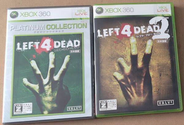XBOX360 ソフト LEFT4DEAD 2本セット レフト4デッド