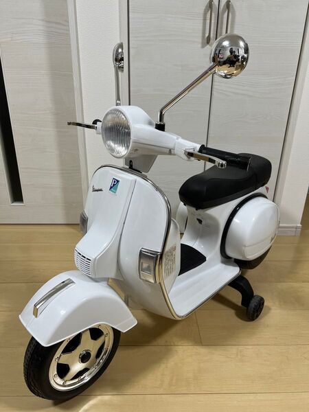 【動作品】AIJYU TOYS ベスパ PX150 キッズスクーター 電動バイク おもちゃ