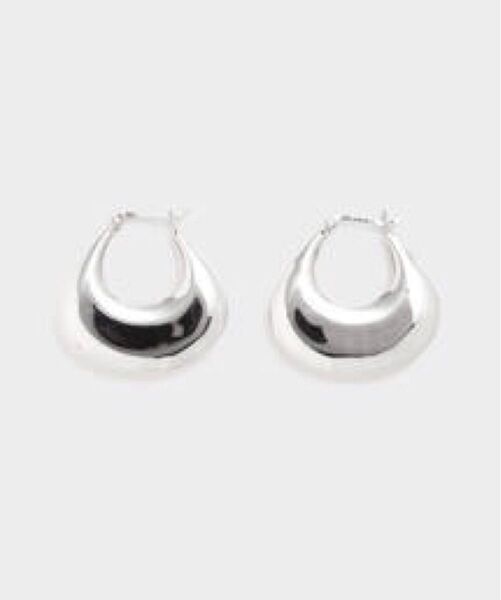 ジャミレイ JAMIRAY シルバー チャンキー フープピアス
