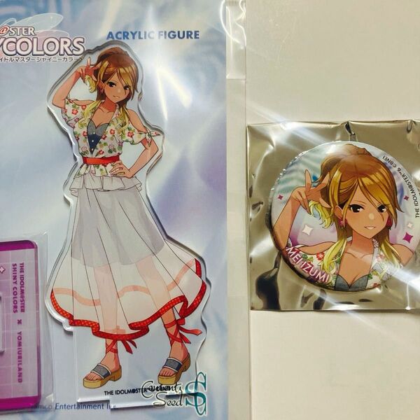 アイドルマスター シャイニーカラーズ アクリルフィギュア 和泉愛依 tropical styleアクリルスタンド缶バッジ