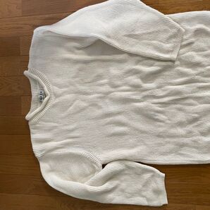 サマーセーター セーター ニット フリーサイズ L ホワイト