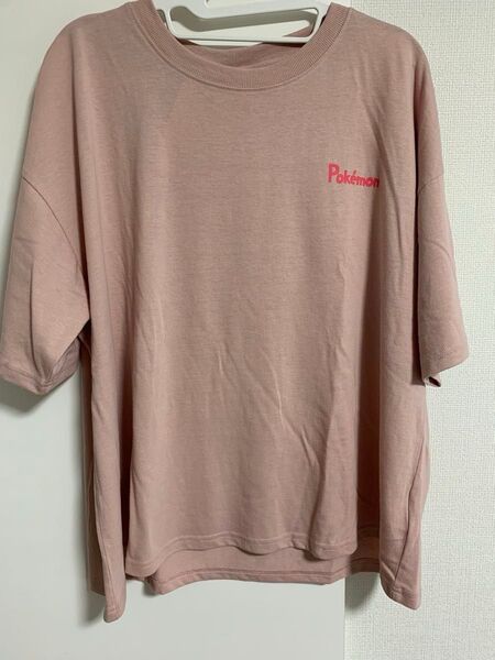 しまむら アベイル トップス ポケモン アニメ 半袖Tシャツ ピンク フェアリータイプ ニンフィア