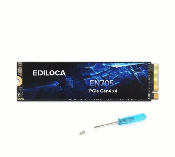 EDILCOA EN705 SSD PCIe Gen4 NVMe M.2 2280、3D NAND TLC、最大5000MB/秒