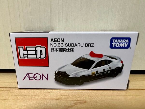 トミカ AEON NO.66 SUBARU BRZ 日本警察仕様 1個