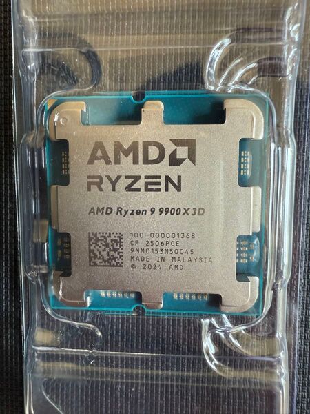 AMD Ryzen9 9900X3D バルク品