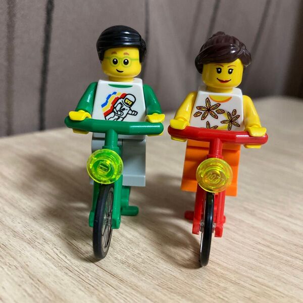 レゴ ミニフィグ 自転車 2個セット