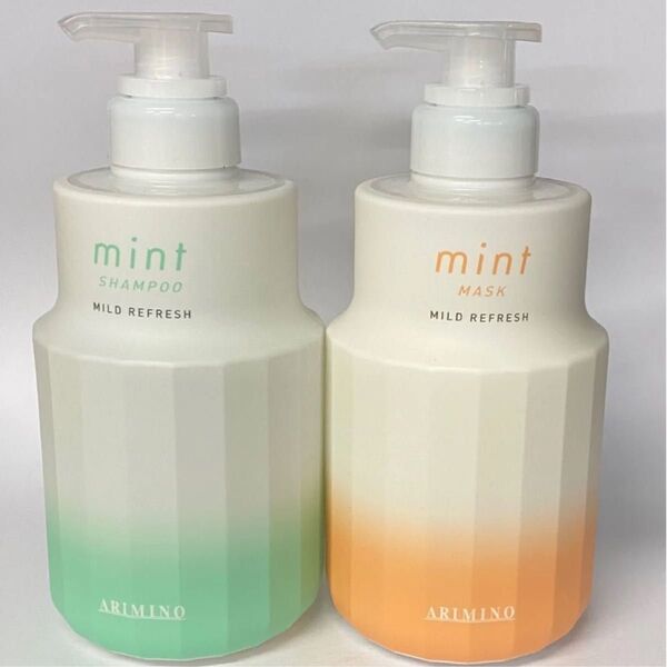 アリミノ ミントマイルドリフレッシュ シャンプー550ml+マスクマイルドリフレッシュ550g