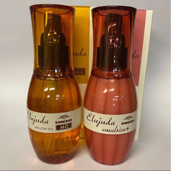 (2本セット)ミルボンエルジューダエマルジョンプラス120ml×1本/MO120ml×1本