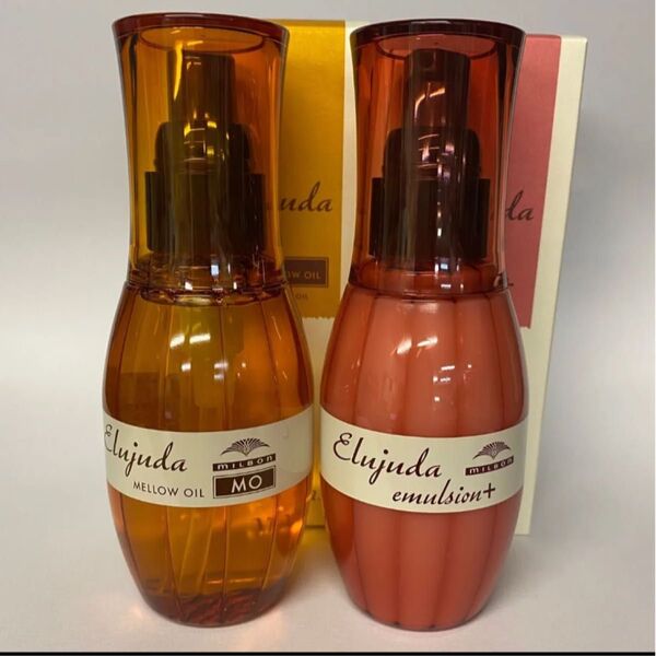 (2本セット)ミルボンエルジューダエマルジョンプラス120ml×1本/MO120ml×1本