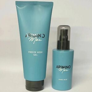 (日本郵便ゆうパケットプラス対応)アリミノメン ハード ミルク 100g ×1本& フリーズキープジェル 200g×1本セット