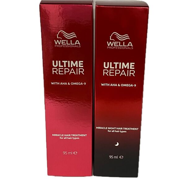 ウエラアルタイムリペア ミラクルヘアトリートメント (ミストタイプ )95ml ×1本&ナイトトリートメント(ミルクタイプ)×1本