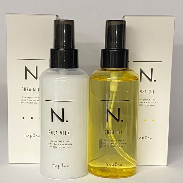 【箱入り】ナプラ N. エヌドット シアオイル150mL×1本シアミルク150ml×1本