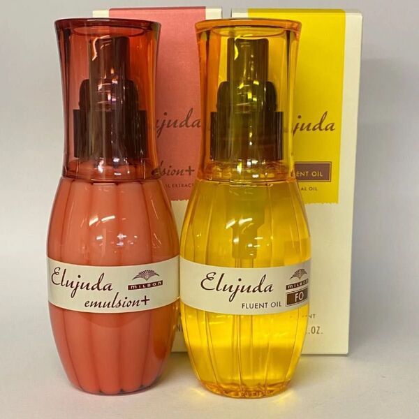 (2本セット)ミルボンエルジューダエマルジョンプラス120ml×1本/FO120ml×1本