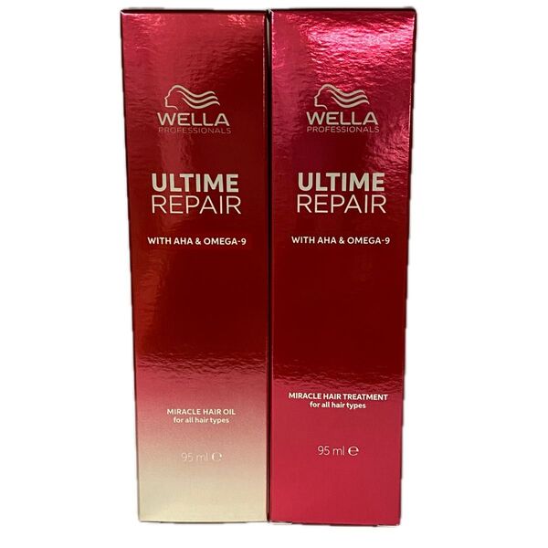 ウエラ アルタイムリペア ミラクルヘアトリートメント (ミストタイプ )95ml ×1本&ミラクルヘアオイル(オイルタイプ)×1本