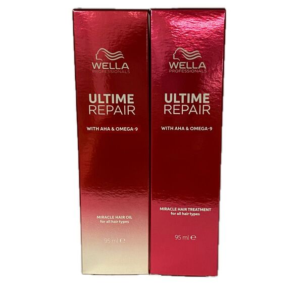 ウエラ アルタイムリペア ミラクルヘアトリートメント (ミストタイプ )95ml ×1本&ミラクルヘアオイル(オイルタイプ)×1本
