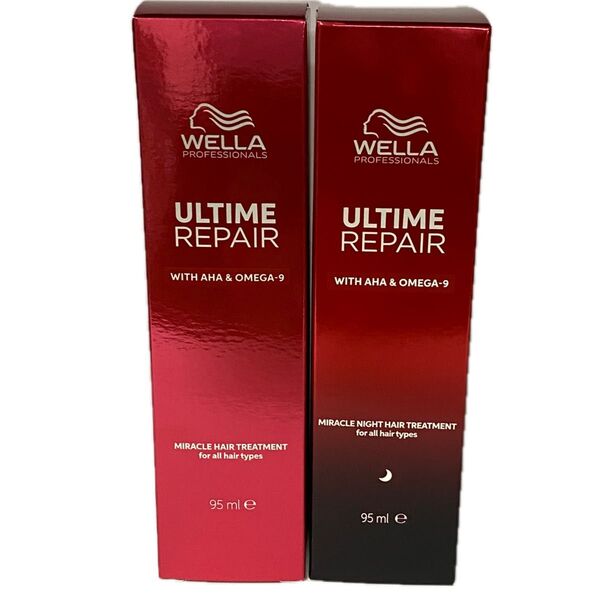 ウエラアルタイムリペア ミラクルヘアトリートメント (ミストタイプ )95ml ×1本&ナイトトリートメント(ミルクタイプ)×1本
