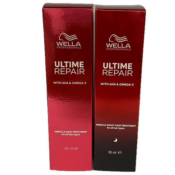 ウエラアルタイムリペア ミラクルヘアトリートメント (ミストタイプ )95ml ×1本&ナイトトリートメント(ミルクタイプ)×1本