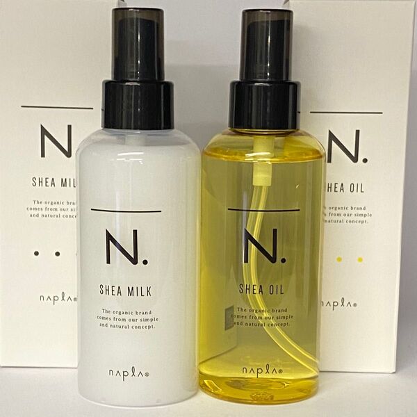 【箱入り】ナプラ N. エヌドット シアオイル150mL×1本シアミルク150ml×1本