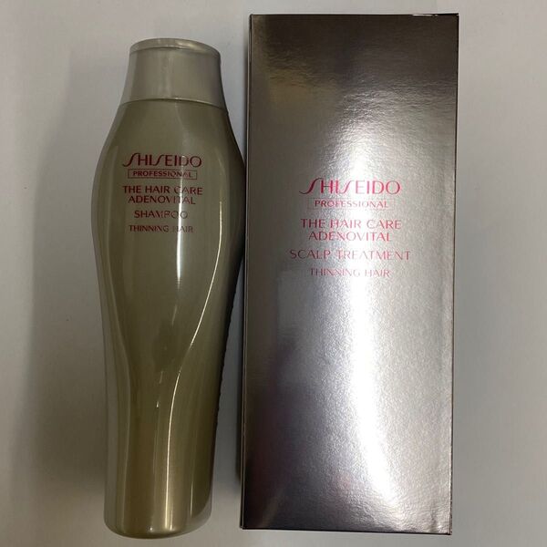 (セット)資生堂 ザ・ヘアケア アデノバイタル シャンプー a 250ml + スカルプトリートメントa 130g ×2