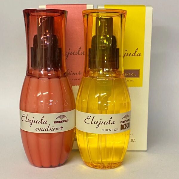 (2本セット)ミルボンエルジューダエマルジョンプラス120ml×1本/FO120ml×1本
