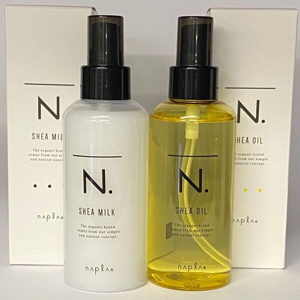 【箱入り】ナプラ N. エヌドット シアオイル150mL×1本シアミルク150ml×1本