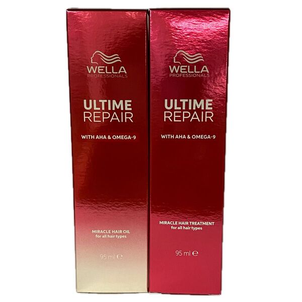 ウエラ アルタイムリペア ミラクルヘアトリートメント (ミストタイプ )95ml ×1本&ミラクルヘアオイル(オイルタイプ)×1本