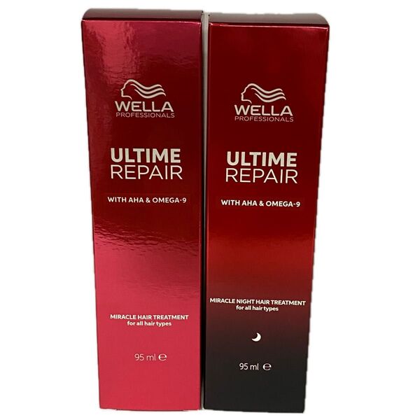 ウエラアルタイムリペア ミラクルヘアトリートメント (ミストタイプ )95ml ×1本&ナイトトリートメント(ミルクタイプ)×1本