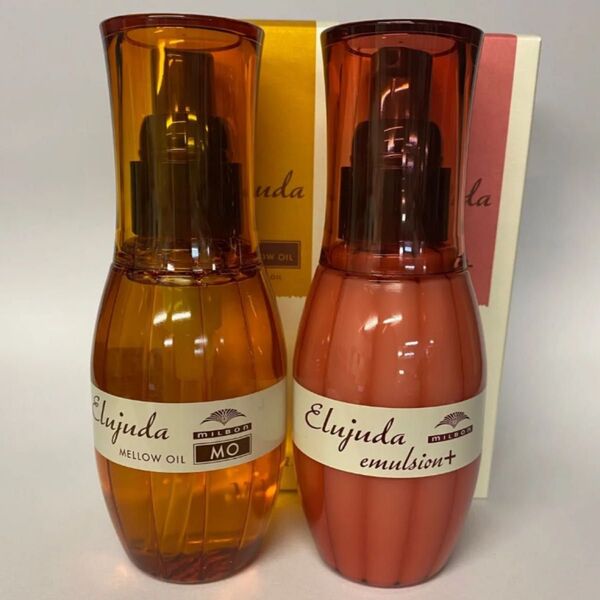(2本セット)ミルボンエルジューダエマルジョンプラス120ml×1本/MO120ml×1本