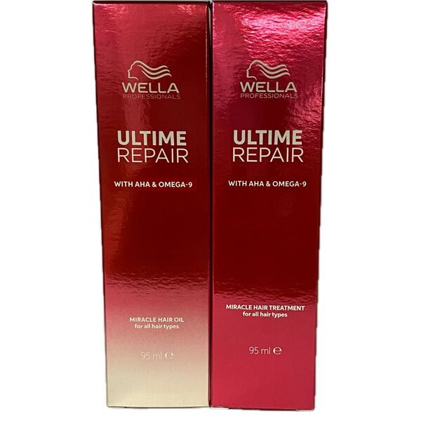 ウエラ アルタイムリペア ミラクルヘアトリートメント (ミストタイプ )95ml ×1本&ミラクルヘアオイル(オイルタイプ)×1本