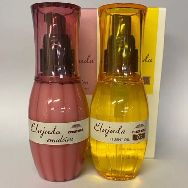 (2本セット)ミルボンエルジューダエマルジョン120ml×1本/FO120ml×1本