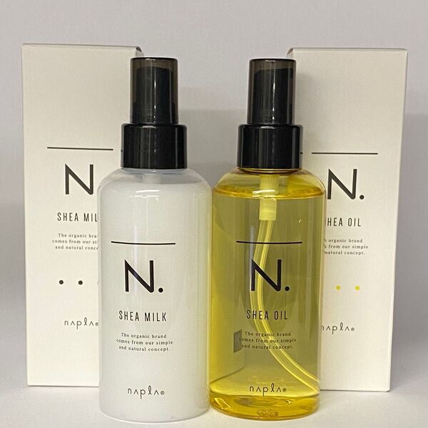 【箱入り】ナプラ N. エヌドット シアオイル150mL×1本シアミルク150ml×1本