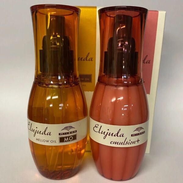 (2本セット)ミルボンエルジューダエマルジョンプラス120ml×1本/MO120ml×1本